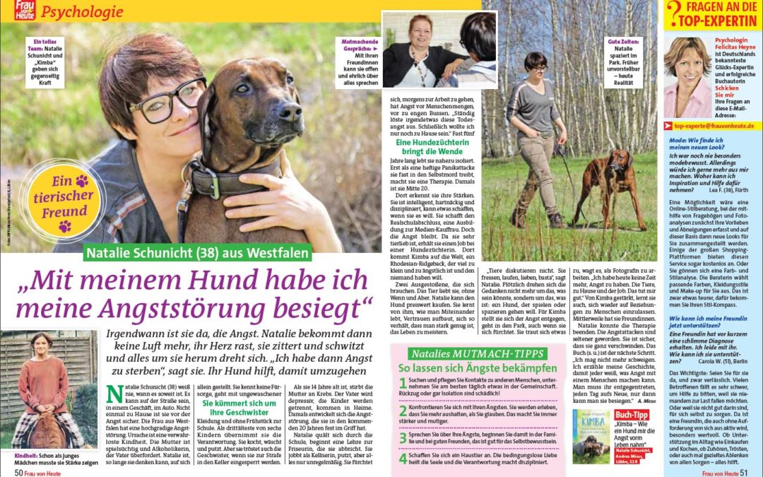 Frau von Heute – Mit meinem Hund habe ich meine Angststörung besiegt